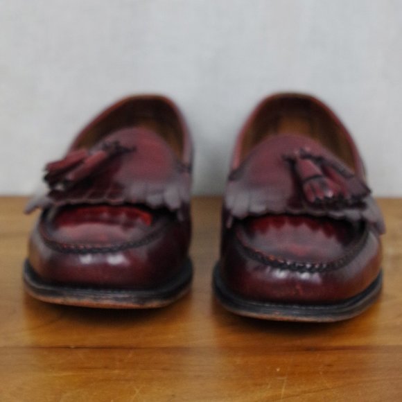 Men's Bass Weejuns Kiltie Tassel Leather Loafer Size 9D - Picture 8 of 9